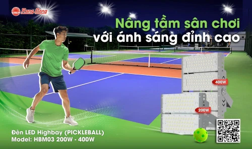 Pickleball bùng nổ - Nâng tầm sân với ánh sáng đỉnh cao- SIÊU SALE GIẢM TỚI 40%